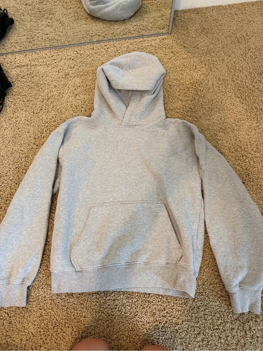 TNA Light Gray Pullover Hoodie